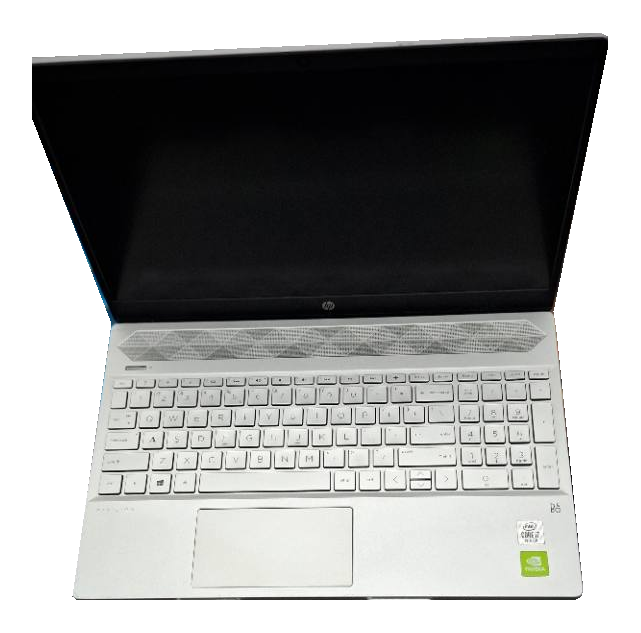 Actual photograph of the listed HP Pavilion on a white background